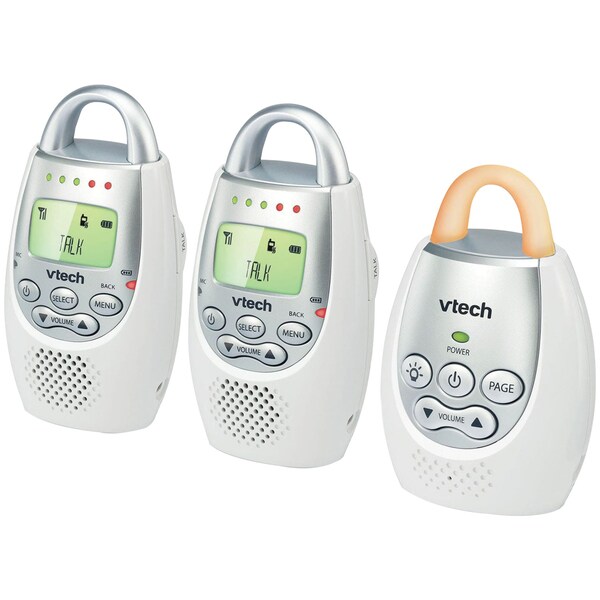 Vtech SafeandSound Digital Audio Baby Monitor with 2 Parent Units DM221-2